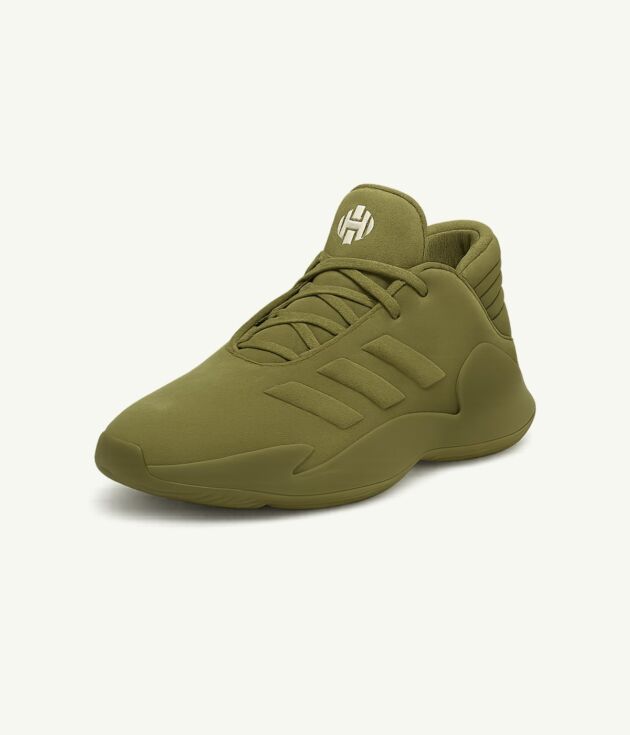 Sleek olive performance sneakers